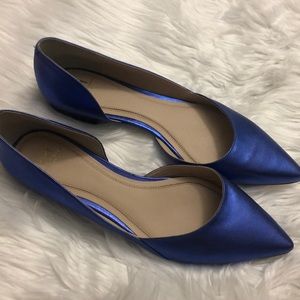 Electric Blue Cute Casual Flats